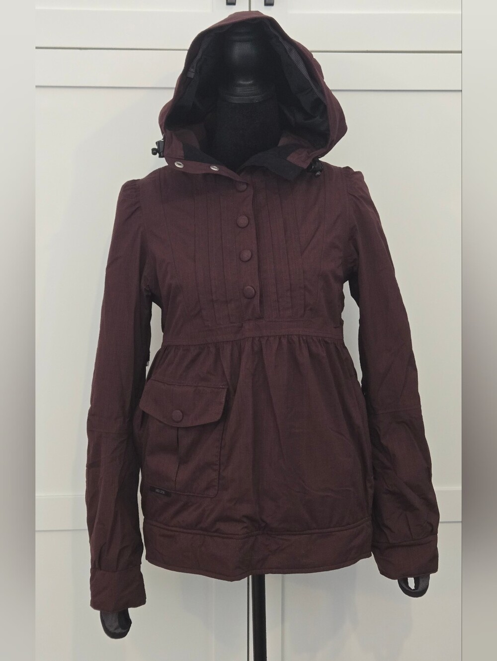 Holden Fawn Pullover Ski Snowboard Jacket Insulated Moisture Wicking Maroon XS